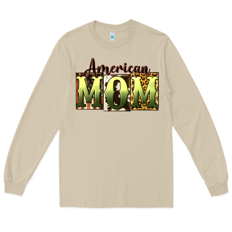 American Mom Mother's Day Long Sleeve Tee by CowGirlArtShop | Teevron