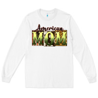 White American Mom Mother's Day Long Sleeve Tee - CowGirlArtShop