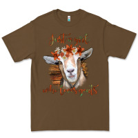 Cacao Just a Girl Who Loves Goat Premium Tee - Bettercallsaul