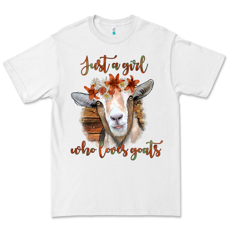 Just A Girl Who Loves Goat Premium Tee by Bettercallsaul | Teevron