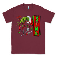 Burgundy Christmas Character Classic Tee - NancyCooperArtShop