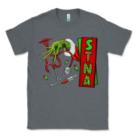 Charcoal Heather Christmas Character Classic Tee - NancyCooperArtShop