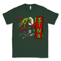 Sports Green Christmas Character Classic Tee - NancyCooperArtShop