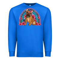 True Royal french bulldog floral rainbow Premium Sweatshirt - Artiststas