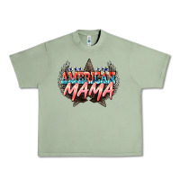 Oil Green American mama Mother's Day Urban Heavy Tee - HowdyJamesFarm