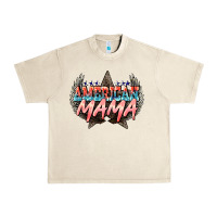 Sandshell American mama Mother's Day Urban Heavy Tee - HowdyJamesFarm