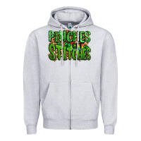 Heather Grey pinches get stitches st patricks Zipper Hoodie - LillyAllenDesigns