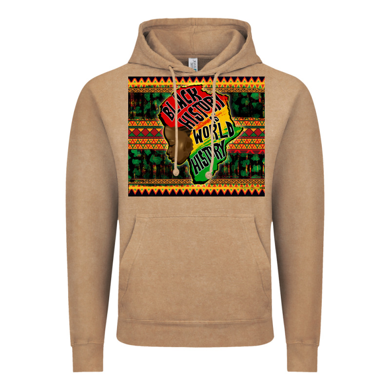 Black History Is World History Vintage Hoodie by CowGirlArtShop | Teevron