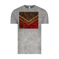 Cloud Rock red roses with leopard Vintage Tee - TumblerDesignByShophia