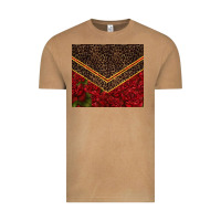 Vintage Camel red roses with leopard Vintage Tee - TumblerDesignByShophia