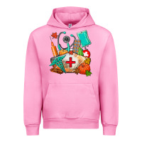 Fuchsia Pink nurse  and fall Urban Hoodie - AdoDesignShop