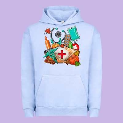 Nurse  And Fall Urban Hoodie Designed By Adodesignshop