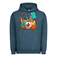 Pigment Midnight Navy nurse  and fall Urban Hoodie - AdoDesignShop