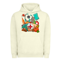 Pigment Pistachio nurse  and fall Urban Hoodie - AdoDesignShop