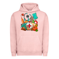 Pigment Salmon nurse  and fall Urban Hoodie - AdoDesignShop