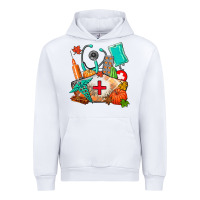 White nurse  and fall Urban Hoodie - AdoDesignShop