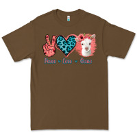 Cacao Peace Love Goats Premium Tee - Bettercallsaul