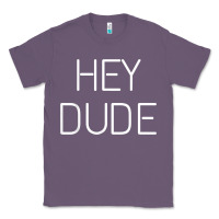 Lavender Hey Dude Tee Womens Mens Gift Classic Tee - minhPixels