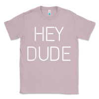 Lilac Hey Dude Tee Womens Mens Gift Classic Tee - minhPixels