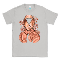 Moon Dust Uterine Cancer peach ribbon with boxing gloves Classic Tee - NancyCooperArtShop