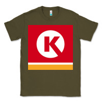 Army Green Circle K Retail Classic Tee - minhPixels