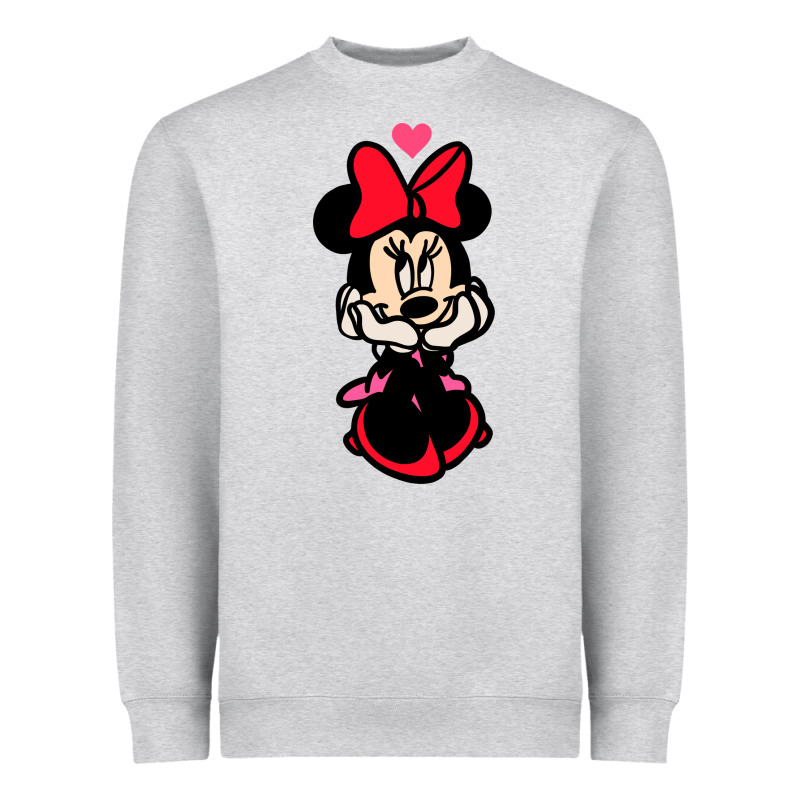 Minnie Mouse Heavyweight Sweatshirt by CowhideDigitalArt | Teevron