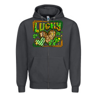 Smoke lucky st patricks day hearts Zipper Hoodie - LillyAllenDesigns