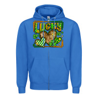 True Royal lucky st patricks day hearts Zipper Hoodie - LillyAllenDesigns
