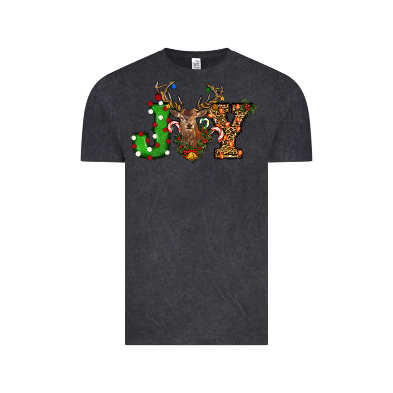 Christmas Joy Reindeer Vintage Tee by RanaPortraitStore | Teevron