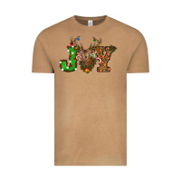 Vintage Camel Christmas Joy Reindeer Vintage Tee - RanaPortraitStore