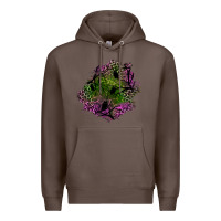 Coffee halloween patch Premium Hoodie - BundleAndBundleShop