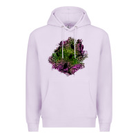 Lilac halloween patch Premium Hoodie - BundleAndBundleShop