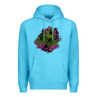 Ocean Blue halloween patch Premium Hoodie - BundleAndBundleShop