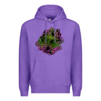 Purple halloween patch Premium Hoodie - BundleAndBundleShop