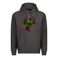 Smoke halloween patch Premium Hoodie - BundleAndBundleShop
