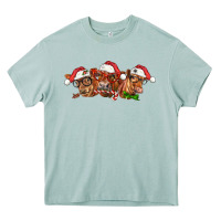 Arona christmas red angus cows Heavy Core Tee - LillyAllenDesigns