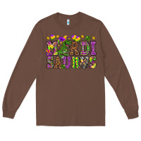 Chestnut Mardi Saurus Long Sleeve Tee - HowdyJamesFarm
