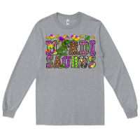 Heather Grey Mardi Saurus Long Sleeve Tee - HowdyJamesFarm