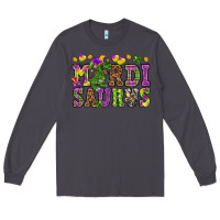 Smoke Mardi Saurus Long Sleeve Tee - HowdyJamesFarm