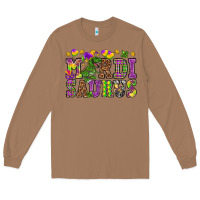 Toasted Coconut Mardi Saurus Long Sleeve Tee - HowdyJamesFarm