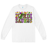 White Mardi Saurus Long Sleeve Tee - HowdyJamesFarm