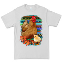 Dove Grey Chicken with Chick Premium Tee - Bettercallsaul