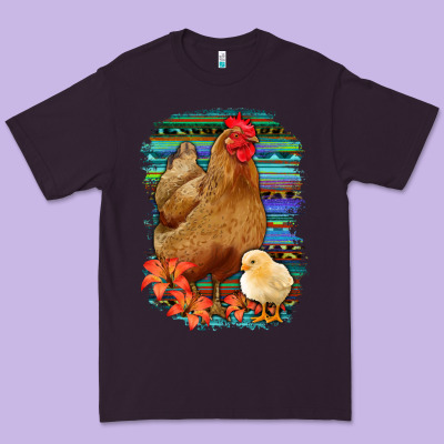 Chicken With Chick Premium Tee Designed By Bettercallsaul
