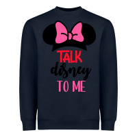 Navy Minnie Mouse Heavyweight Sweatshirt - CowhideDigitalArt