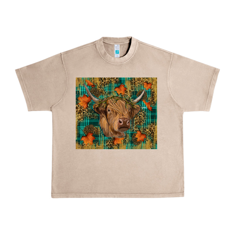 Western Fall Cow Urban Heavy Tee by RanaPortraitStore | Teevron