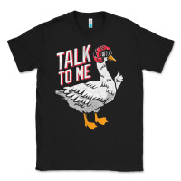 Black Talk To Me- Funny Goose Tee- Funny Goose Gifts Premium Classic Tee - minhPixels