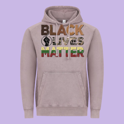 Black Lives Matter Juneteenth Vintage Hoodie Designed By Cowgirlartshop