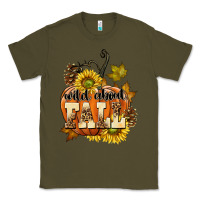 Army Green Wild About Fall Classic Tee - texasbilliewilder