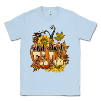 Dusty Blue Wild About Fall Classic Tee - texasbilliewilder