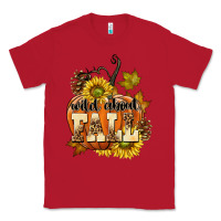 Red Wild About Fall Classic Tee - texasbilliewilder